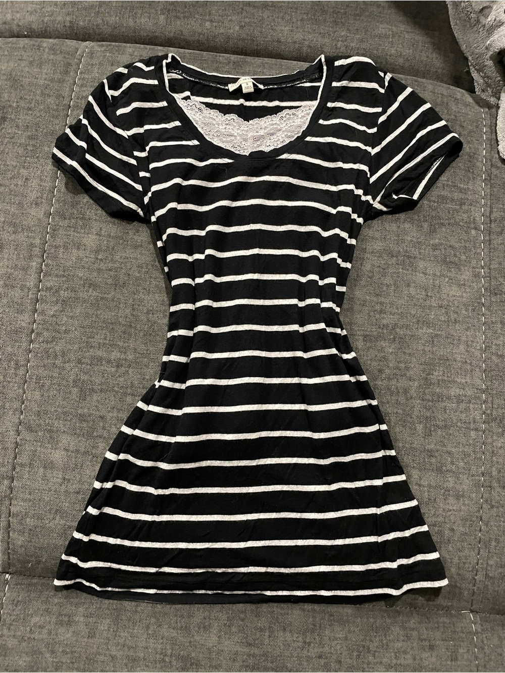 Black & White Striped Women's shirt
